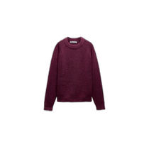 US direct mail ZARA JAPAN wool and alpaca solid color sweater 9598 151 rose