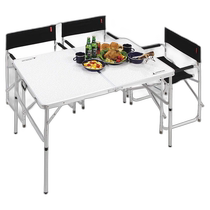 Japan direct mail CAPTAINSTAG Laforet aluminum alloy two-way table with adjuster LL120 80cm