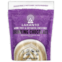 Hong Kong Straight Hair Lakanto Luo Han Guo Sweetened Chocolate Powder Zero Sugar Contains Probiotics 283g