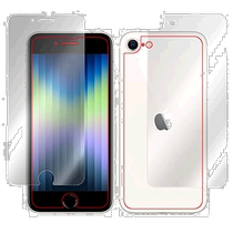 (Direct mail from Japan) Miyavix mobile phone tempered film iPhone SE3 2 8 7 double-sided eye protection