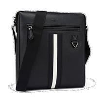 香港直邮BALLY 男士斜挎包 6238763巴利防水皮革牛皮