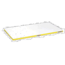 (Direct mail from Japan) Hasegawa Hasegawa Antibacterial Polyethylene Cutting Board Lightweight SDK500×300×20
