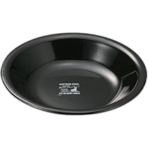 (Direct Mail from Japan) Deer Brand BBQ Plate Enamel Plate 22cm Black CS Black Label UH-521