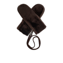 Hong Kong direct mail UGG womens gloves 22596BCDR AW2024 black logo gloves