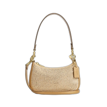 US direct mail COACH Teri mini crossbody bag made of iconic canvas CW323 gold yellow