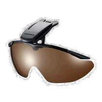 (日本直邮)SHIMANO禧玛诺太阳眼镜黑色棕色夹帽式哑光小巧配饰