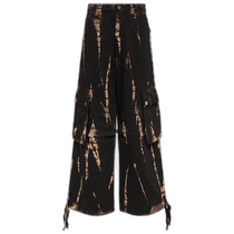 Hong Kong direct mail fashionable luxury Dion Lee womens multi-wear tie-dye denim overalls 004225