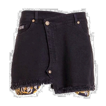 Hong Kong direct mail VERSACE JEANS womens black mini skirt A9HZA32D-ALL4Z-899