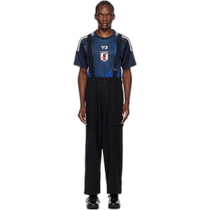 Hong Kong direct mail trendy luxury Y-3 mens black suspender overalls IW7471