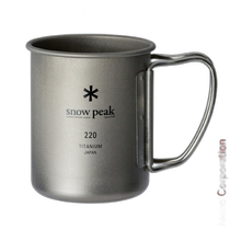 Japan direct mail Snow Peak titanium single cup 220 MG-141 Snow Peak mug outdoor exposure