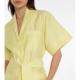 Hong Kong direct mail trendy luxury LeeMathews ເສື້ອ Sparrow ແມ່ຍິງແບບ midi dress 00365