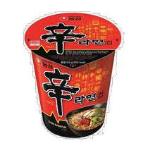 Korean direct mail Nongshim imported spicy ramen instant noodles instant bowl noodles instant noodles ramen authentic spicy food 30 boxes