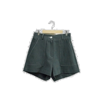Korean direct mail ABOUTSOME] seam line shorts shorts seam pocket seam line