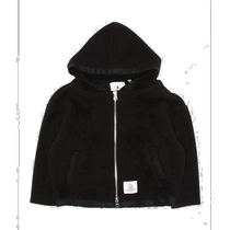 Japan direct mail Smoothy childrens warm Boa velvet zipper hooded jacket loose and comfortable easy to put on