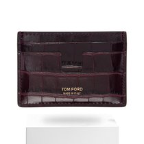 Hong Kong Direct Mail Fashion Luxury Tom Ford Tom Ford Mens Burgundy Shiny Croc T Lin