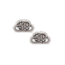 Hong Kong direct mail Balenciaga logo earrings 594709TZRLS earrings