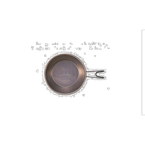 captain stag universal cup outdoor titanium alloy