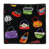 Japan Direct Mail Feiler Handkerchief Crazy Bag Black 30x30cm Small Gift Handkerchief