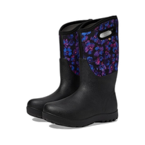 Hong Kong direct mail trendy luxury bogs womens Neo Petals classic rain boots black black comfortable