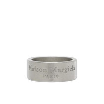Hong Kong direct mail trendy luxury Maison Margiela mens logo engraved hoop ring