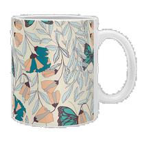 deny designsBluelela Monarch Garden 003 Coffee Mug - turquoi