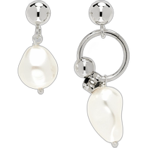 Hong Kong Direct Mail Fashion Luxury Justine Clenquet Womens Silver Richie Earrings Richie E