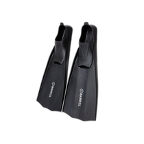 Korean direct mail BARREL womens swimming equipment fins BASIC SNORKELING FIN BLACK 500