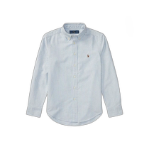 (Direct Mail from the United States) Polo Ralph Lauren Kids) Striped Cotton Oxford Shirt (Big Kids)
