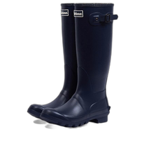 Hong Kong direct mail trendy luxury Barbour Barbour womens Bede rain boots blue blue comfortable and fashionable