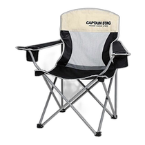 (Direct mail from Japan) CAPTAIN STAG chair LaConte mesh leisure chair black outdoor exposed