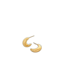 Hong Kong Direct Mail Trendy Luxury Monica Vinader Womens Moon 18ct Crescent Medium Yellow Gold Plating