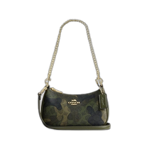 US direct mail COACH Teri mini crossbody bag made of iconic canvas CW323 gold dark