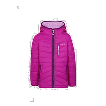 Hong Kong direct mail trendy luxury kamik girls Acacia quilted jacket (toddlers children youth) children