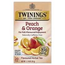Hong Kong direct mail Chuan Ning herbal tea peach orange does not contain 20 tea bags 1 76 oz (50