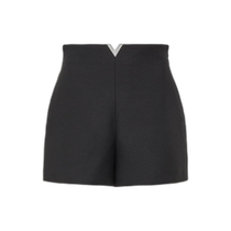 Hong Kong direct mail fashionable luxury Valentino womens VGold Crêpe haute couture shorts