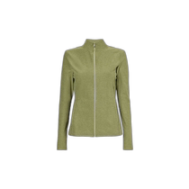 Hong Kong direct mail trendy luxury beyond yoga womens space-dyed turtleneck stretch woven jacket