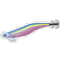 Self-operated | Dayi Valua bait fake bait wooden shrimp squid hook umbrella hook pink blue luminous No. 3 and 5