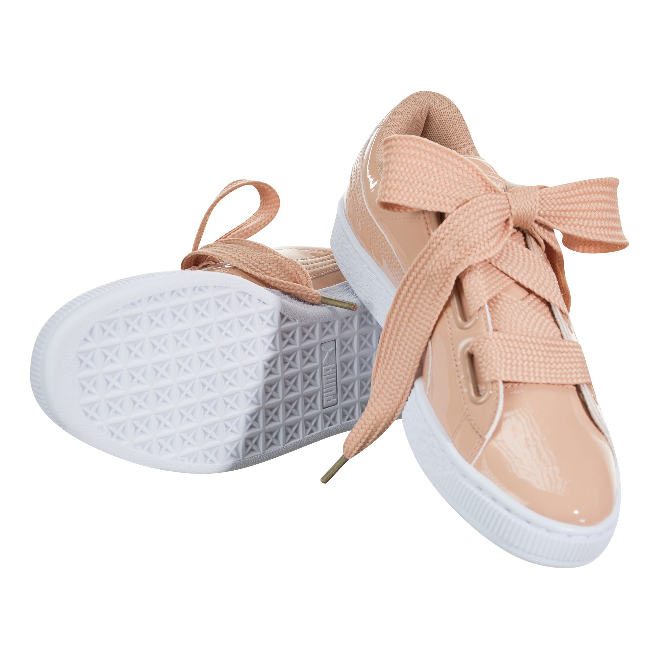 Thư trực tiếp của Mỹ Puma Hummer Basket Giày của phụ nữ mang giày bằng da retro bằng sáng chế để giúp giày thường - Dép / giày thường giầy thể thao