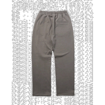 Korean direct mail PLAYIAN split cut sweatpants-brown