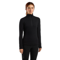 Canadian direct mail Arcteryx Rho Heavyweight womens warm zipper collar base layer top