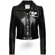 Hong Kong direct mail trendy luxury Courreges womens vinyl jacket