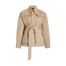 Hong Kong direct mail trendy luxury WARDROBE NYC womens twill coat