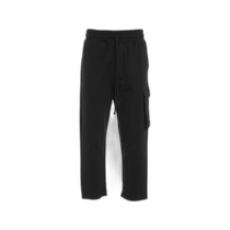 Hong Kong direct mail trendy luxury Thom Krom mens straight drawstring overalls MST397 black