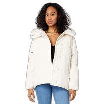 Hong Kong Direct Mail Trendy Luxury Sanctuary Womens Down Hooded Fluffy Down Jacket