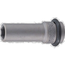 日本直邮TRUSCO棘轮扳手9.5mm加深六角套筒10mm T3 10AL