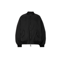 Hong Kong direct mail trendy luxury WARDROBE NYC womens reversible quilted soft shell fabric bomber clip