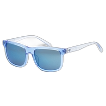 Armani Exchange Mens 57mm Shiny Clear Blue Sunglasses - Shiny Clear Blue