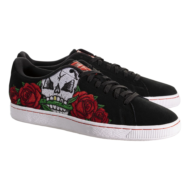 Tóc thẳng Mỹ Puma Hummer SuedeClassicSkull giày nam thời trang giản dị giày retro cổ điển - Dép / giày thường