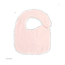0 3 baby - Angel gauze bib 1 piece pink