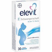 European direct mail German pharmacy Elevit Elevit folic acid DHA vitamin 30 capsules box 13 weeks of pregnancy-delivery